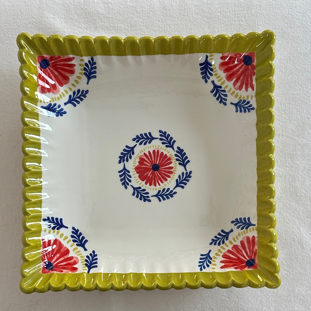 Anthropologie Baila Sun Stone Serving Plate